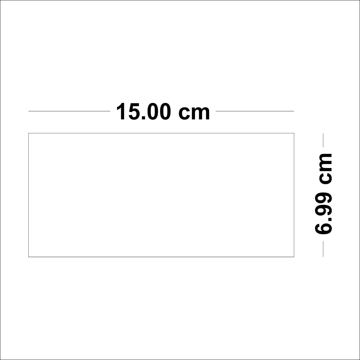 Golden acrylic rectangle mirror