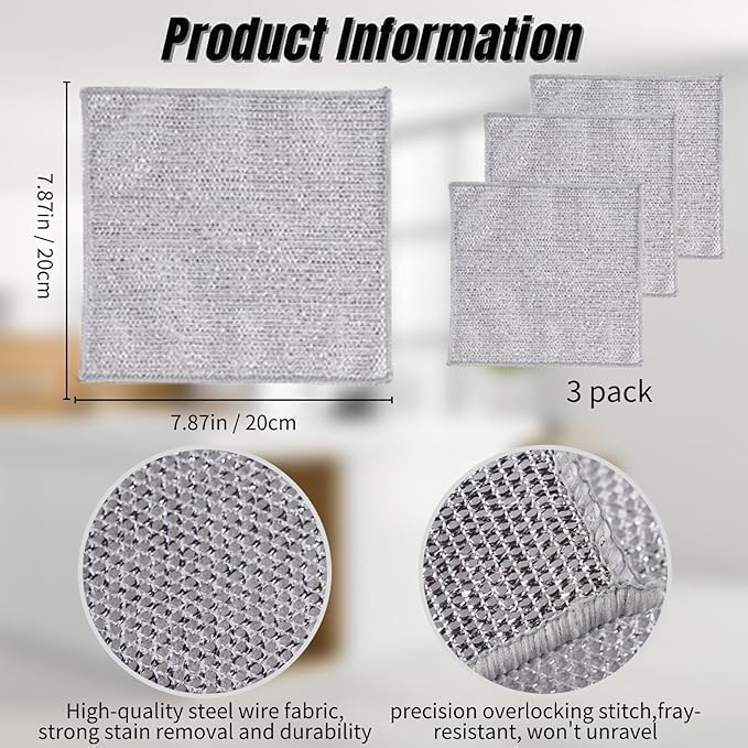 KASHIVAL Scrub Pad (Pack of 5)