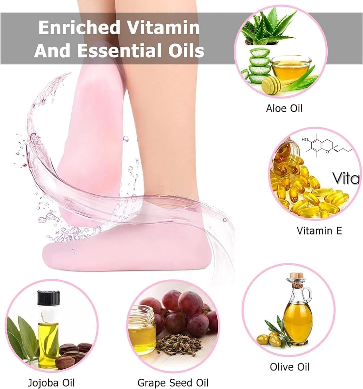 Silken Heal™ Moisturizing Foot Socks