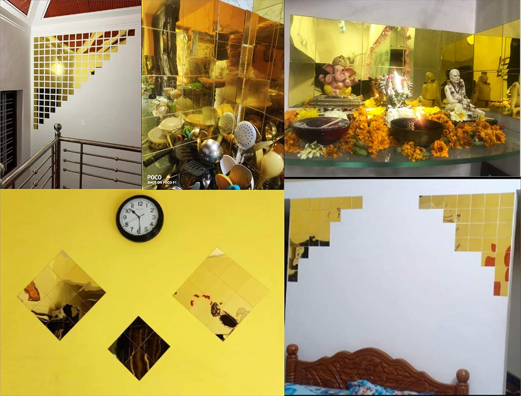 GoldSquare™ Mirror Decore up